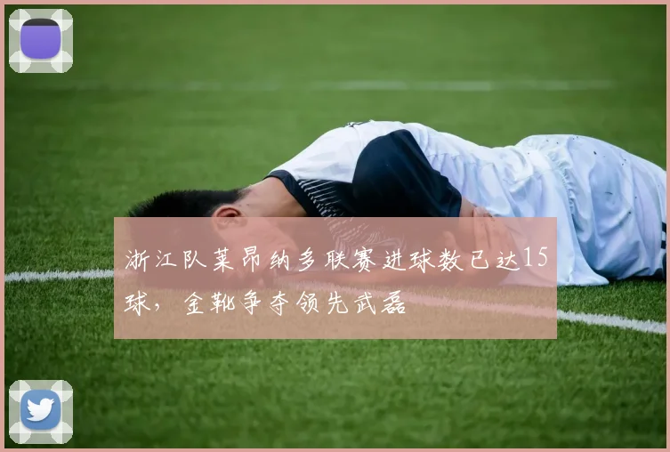 浙江队莱昂纳多联赛进球数已达15球,金靴争夺领先武磊